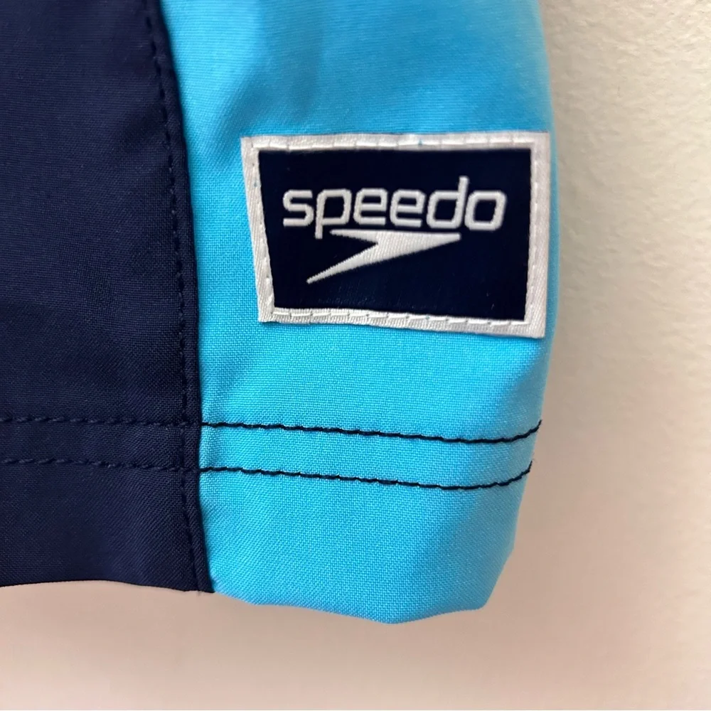 Speedo Redondo Edge 14” blue swim trunks size XXL